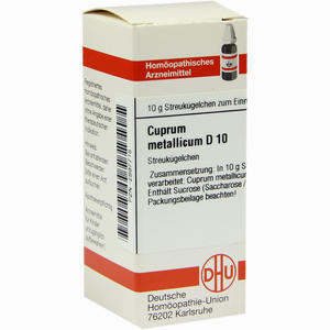 Cuprum Met D10 Globuli 10 g - ab 7,48 €