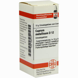 Cuprum Met D12 Globuli 10 g - ab 6,86 €