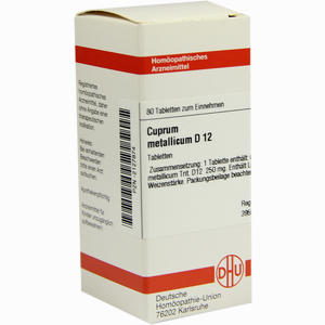 Cuprum Met D12 Tabletten 80 Stück - ab 8,00 €