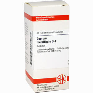 Cuprum Met D4 Tabletten 80 Stück - ab 8,00 €