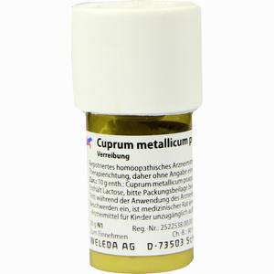 Cuprum Met.pr. D30 Trituration 20 g - ab 22,48 €