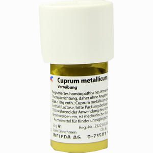 Cuprum Met Praep D6 Trituration 20 g - ab 22,82 €