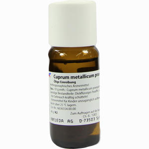 Cuprum Metallicum Praeparatum 0,4% Öl 40 g - ab 29,85 €