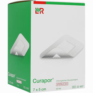 Curapor Wundverband Steril 7x5cm Pflaster 50 Stück - ab 12,98 €