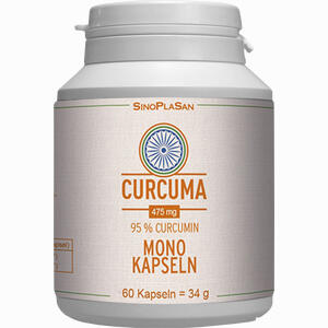Curcuma 475 Mg 95% Curcumin Mono- Kapseln  60 Stück - ab 15,83 €
