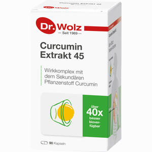 Curcumin Extrakt 45 Dr. Wolz Kapseln 90 Stück - ab 23,34 €