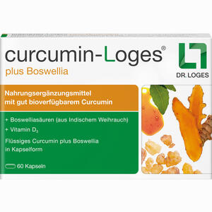 Curcumin- Loges Plus Boswellia Kapseln 60 Stück - ab 21,89 €