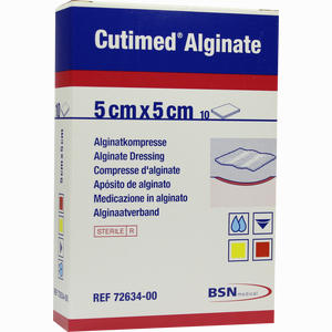 Cutimed Alginate 5x5cm Alginatkompresse 10 Stück - ab 22,95 &euro;