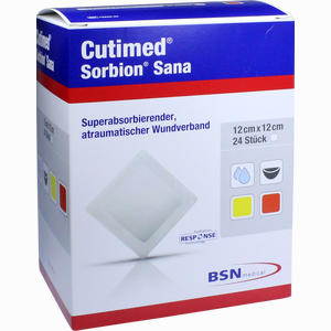 Cutimed Sorbion Sana 12x12cm 24 Stück - ab 199,95 &euro;