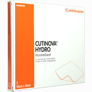 Cutinova Hydro Wundverband 10x10cm  Smith & Nephew GmbH 5 Stück - ab 0,00 €
