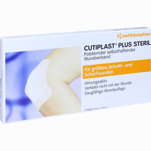 Cutiplast 15x7.8 Cm Plus Steril Verband 5 Stück - ab 10,50 &euro;