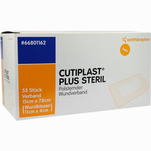 Cutiplast 15x7.8cm Plus Steril Verband 55 Stück - ab 111,00 €