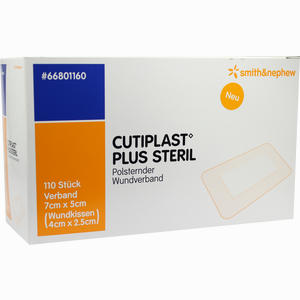 Cutiplast 5x7cm Plus Steril Verband 110 Stück - ab 64,95 €