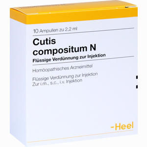 Cutis Compositum N Ampullen 10 Stück - ab 22,15 €