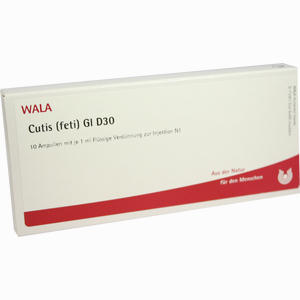 Cutis (feti) Gl D30 Ampullen 10 x 1 ml - ab 20,25 €
