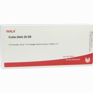 Cutis (feti) Gl D5 Ampullen 10 x 1 ml - ab 20,58 €
