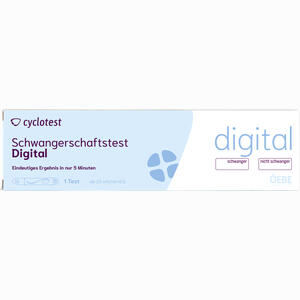 Cyclotest Schwangerschaftstest Digital 25 Miu/ml  1 Stück - ab 0,00 &euro;