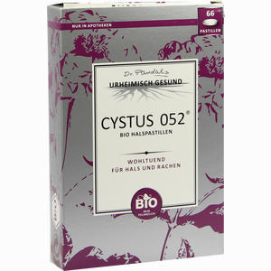 Cystus 052 Bio Halspastillen 66 Stück