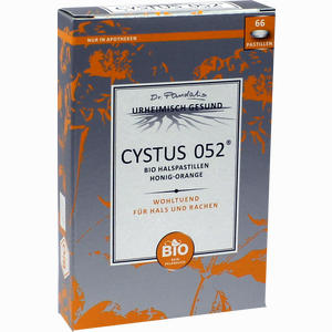 Cystus 052 Bio Halspastillen Honig Orange  66 Stück - ab 8,99 €