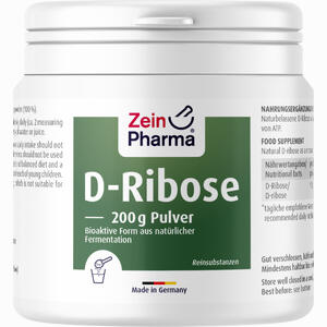 D- Ribose Pulver 200g Aus Fermentation  200 g - ab 20,97 €