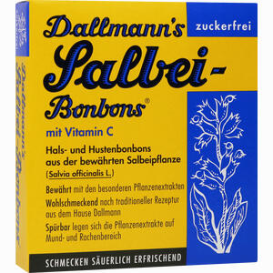 Dallmanns Salbeibonbons zuckerfrei  20 Stück - ab 1,02 €