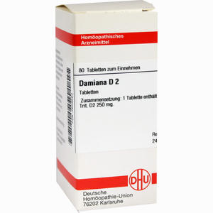Damiana D2 Tabletten 80 Stück - ab 8,19 €