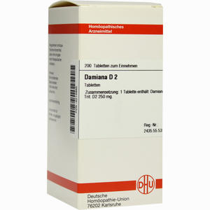 Damiana D2 Tabletten 200 Stück - ab 0,00 €