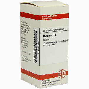 Damiana D4 Tabletten 80 Stück - ab 8,70 €