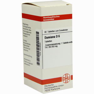 Damiana D6 Tabletten 80 Stück - ab 8,88 €