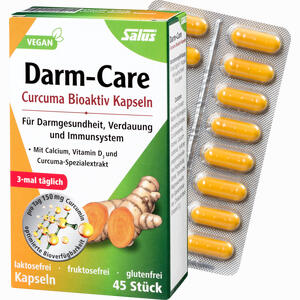 Darm- Care Curcuma Bioaktiv Kapseln Salus  45 Stück - ab 13,53 &euro;