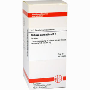 Datisca Cannabina D2 Tabletten 200 Stück - ab 0,00 &euro;