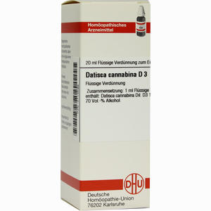 Datisca Cannabina D3 Dilution 20 ml - ab 0,00 €