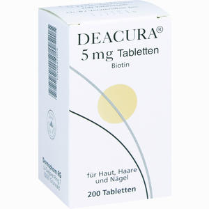 Deacura 5mg Tabletten 200 Stück - ab 41,92 €