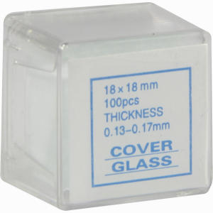 Deckglaeschen Bri 18x18 100 Stück - ab 2,03 €