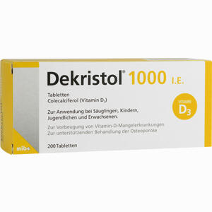 Dekristol 1000 I.e. Tabletten  200 Stück - ab 9,14 €