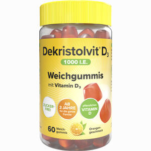 Dekristolvit D3 1000 I. E. Weichgummis 60 Stück - ab 7,21 €
