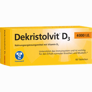 Dekristolvit D3 4000 I.e. Tabletten 60 Stück Dekristolvit D3 4000 I.e. Tabletten 60 Stück