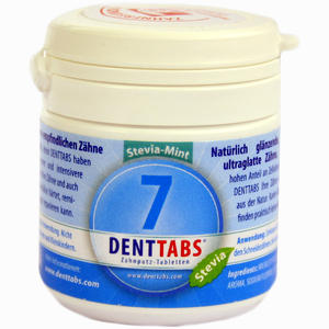 Denttabs- Zahnputztabletten Stevia- Mint  125 Stück - ab 4,87 €