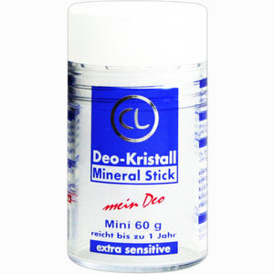 Deo Kristall- Mineral Stick Reise Grösse Stift 60 g - ab 4,17 €