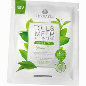 Dermasel Totes Meer Tuchmaske Grüner Tee Gesichtsmaske 1 Stück Dermasel Totes Meer Tuchmaske Grüner Tee Gesichtsmaske 1 Stück