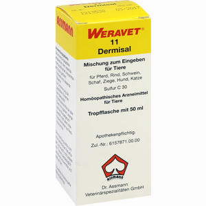 Dermisal 11 Vet Tropfen 50 ml - ab 15,94 €