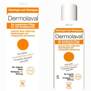 Abbildung von Dermolaval für Den Hautpatienten Duschgel+ Shampoo 200 ml