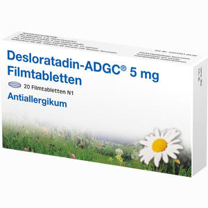 Desloratadin- Adgc 5 Mg Filmtabletten 20 Stück - ab 3,96 €