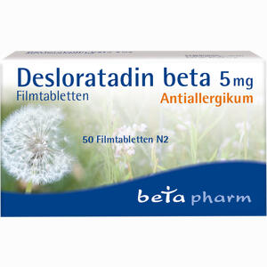 Desloratadin Beta 5 Mg Filmtabletten 50 Stück - ab 8,94 €