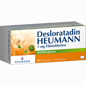 Desloratadin Heumann 5 Mg Filmtabletten  20 Stück - ab 2,97 €