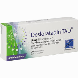 Desloratadin Tad 5mg Filmtabletten  20 Stück