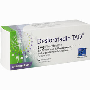Desloratadin Tad 5mg Filmtabletten  50 Stück - ab 10,31 €