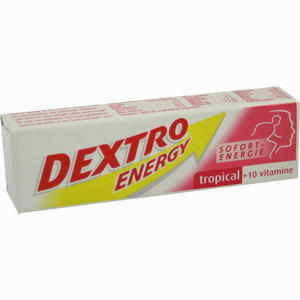 Dextro Energy Tropical + 10 Vitamine Stange 1 Stück - ab 0,00 &euro;