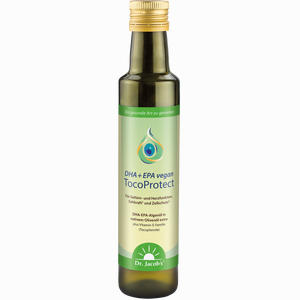 Dha+epa Vegan Tocoprotect Dr. Jacobs Fluid 250 ml - ab 18,43 €