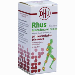 Dhu Rhus Toxicodendron D6 bei Rheumatischen Schmerzen Tabletten 80 Stück - ab 8,85 €